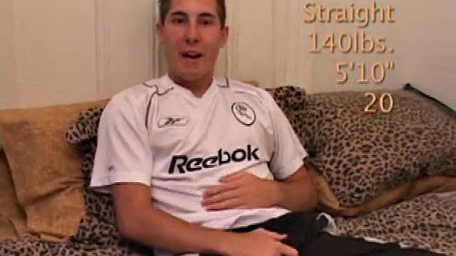 Taking off his clothes and working on his hard on, Kiefer Foxx gets himself all worked up before using a decent size dildo on his tight hole.