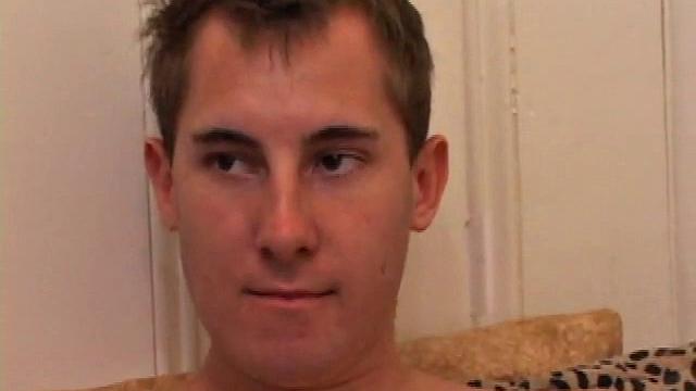 Taking off his clothes and working on his hard on, Kiefer Foxx gets himself all worked up before using a decent size dildo on his tight hole.