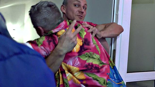 Tattooed babe accidentally deepthroats in lustful hostel fuckfest