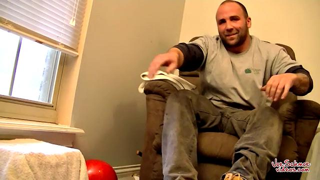 Big Dude Duncan Gets His Uncut Cock Sucked - Duncan Dixxx &amp;amp; Joe