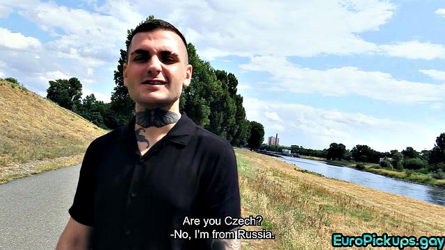 Amateur tattoed stud anal pounding