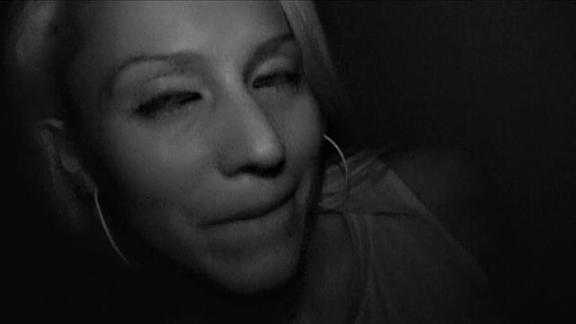 Blonde cutie gags on cock & swallows his load