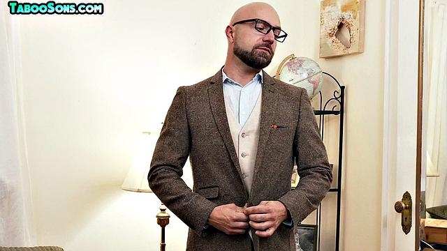 stepdad anal toying handsome stepson