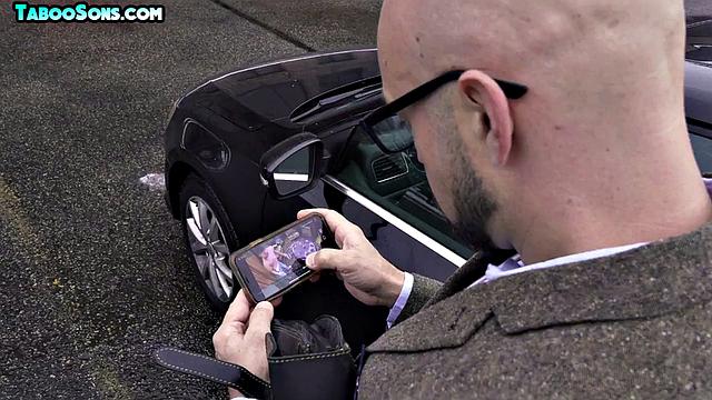 stepdad anal toying handsome stepson