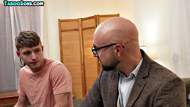 stepdad anal toying handsome stepson