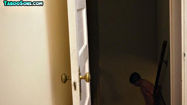 stepdad anal toying handsome stepson