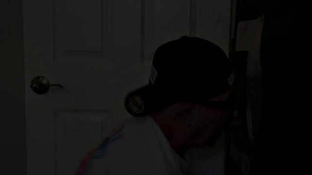 Gloryhole mature gay fucked in asshole after BJ