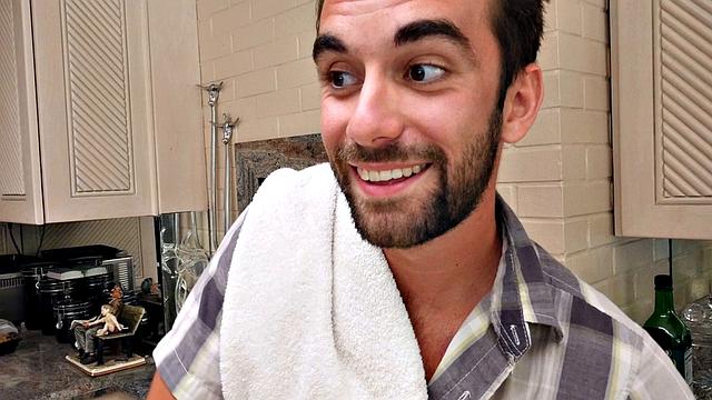 Help me clean, daddy!