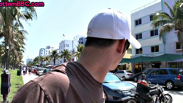 Black jock picked up and fucked at home by white top