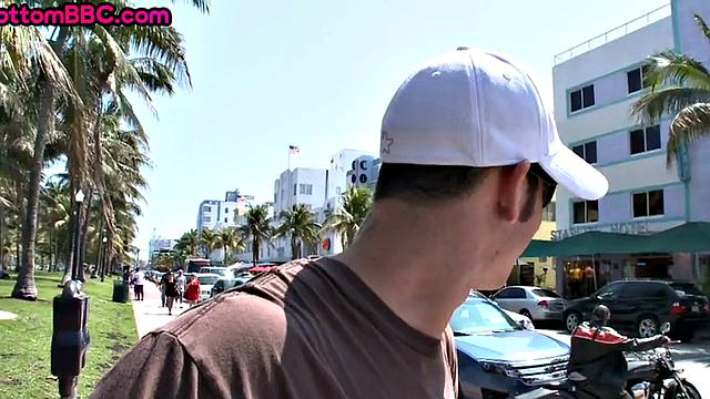 Black jock picked up and fucked at home by white top