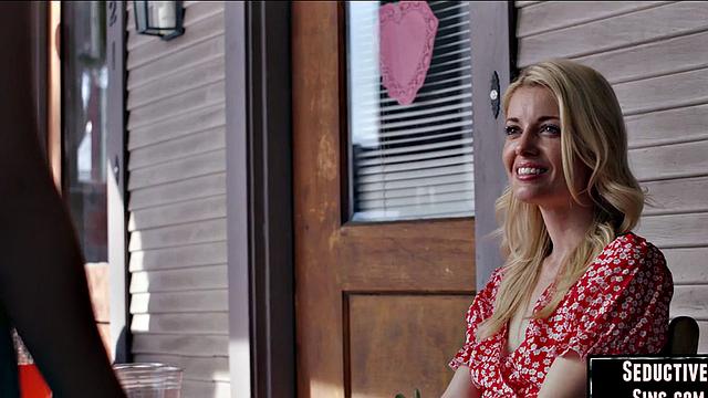 Blonde slut hard pussylicked