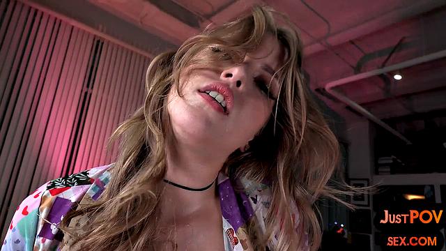 POV amateur toying herself