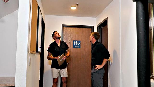 NextDoorStudios - Tatted Fireman Catches Hunk Jerking & Chooses To Fuck Him