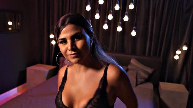 Seductive big-titted babe got doggystyle by her lover