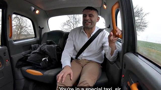 Pussyfucked cab babe got banged by client