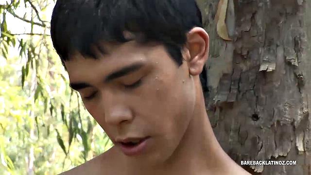 Our featured solo boy of the week is Matias, a skinny and smooth Latin boy, who you can look forward to seeing in some future action scenes. For now, you get to enjoy him jerking off outdoors.