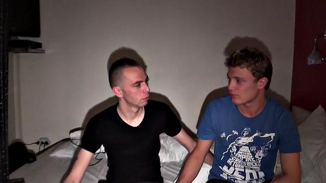 Amateur jockstrap stud gets fucked in ass at home by BF