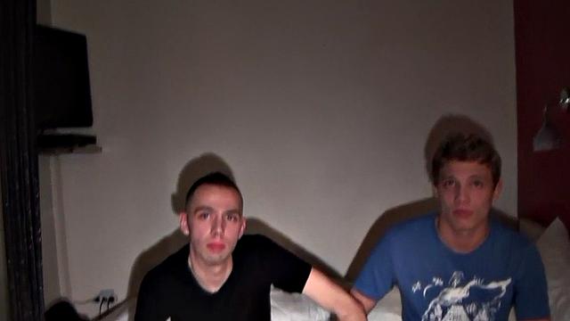 Amateur jockstrap stud gets fucked in ass at home by BF