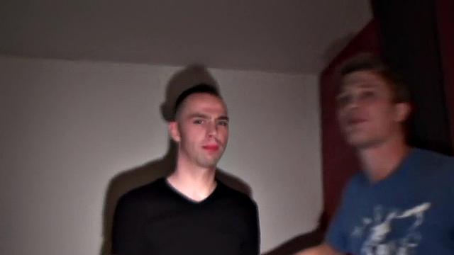 Amateur jockstrap stud gets fucked in ass at home by BF