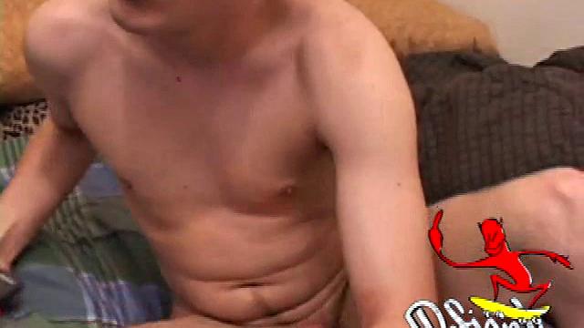 Camden DeMarko is into filming himself jacking off, so it's no surprise he's comfortable getting naked for the camera. On the bed, he takes his clothes off to show us his hot body, before turning his attention to the stiff meat between his legs.