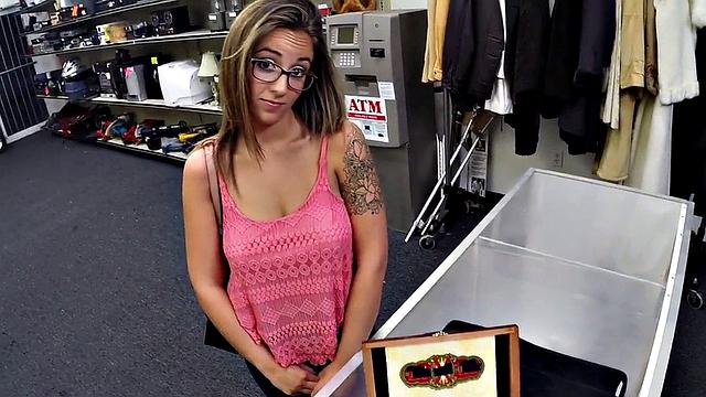 Bae's bald pussy takes on a massive dong in the meeting room