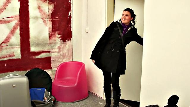 Veronika Rubs Oil On Her Tits And Gets Cock