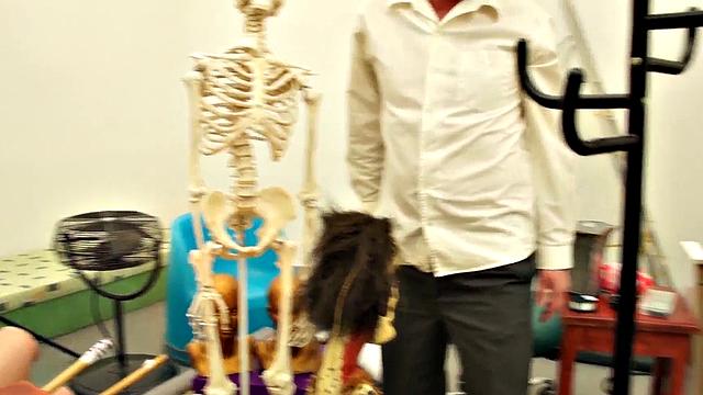 Veronika Rubs Oil On Her Tits And Gets Cock