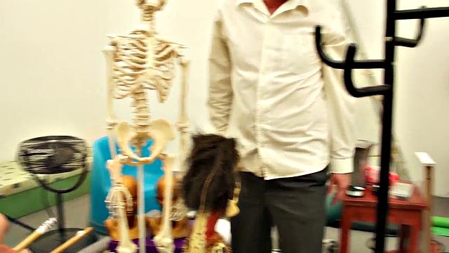 Veronika Rubs Oil On Her Tits And Gets Cock