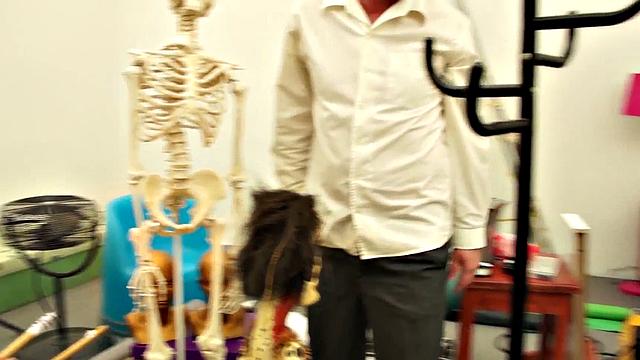 Veronika Rubs Oil On Her Tits And Gets Cock