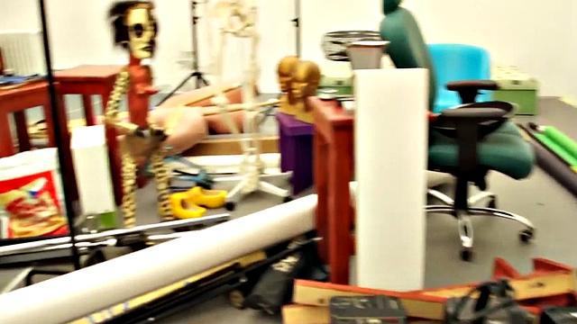 Veronika Rubs Oil On Her Tits And Gets Cock