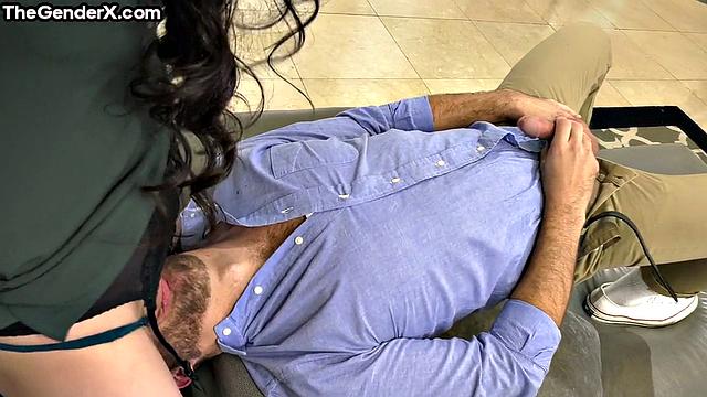 Nasty TS cutie assdrilled by lover