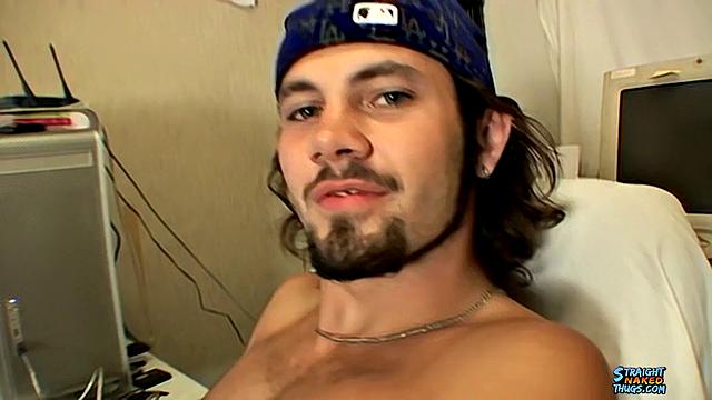 Straight Guy Bam Jerks Off and Cums - Bam