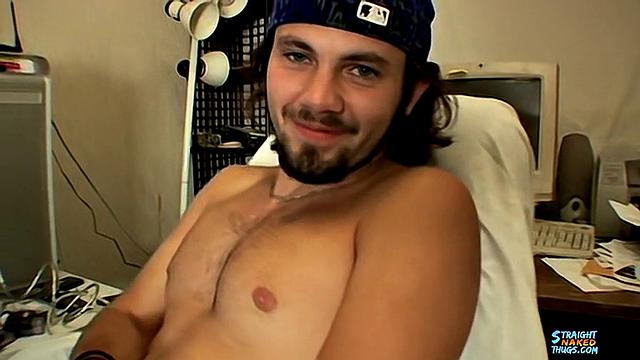 Straight Guy Bam Jerks Off and Cums - Bam