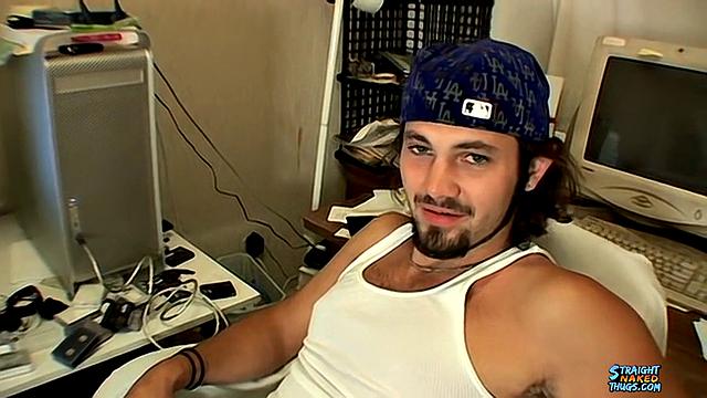 Straight Guy Bam Jerks Off and Cums - Bam