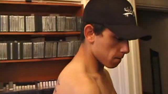 Amateur Luciano Jerks His Meat