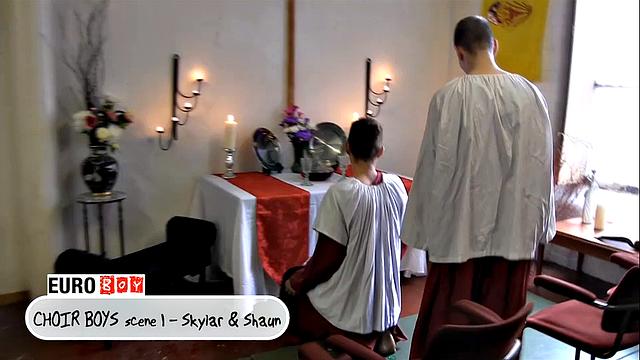 Choir Boys Shaun &amp;amp;amp; Skylar Blow &amp;amp;amp; Fuck - Shaun Mann &amp;amp;amp; Skylar Blu