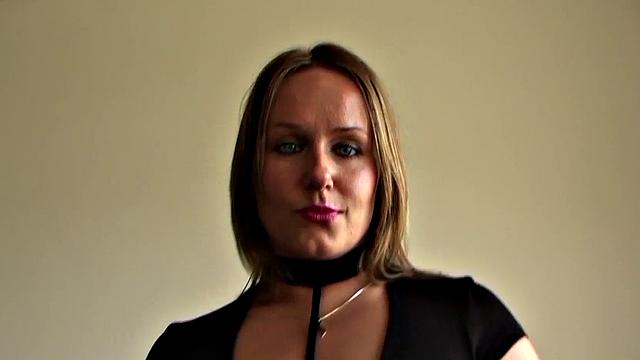 Spunk eating subslut Ashley Rider disciplined by Master - Hardcore, Milf