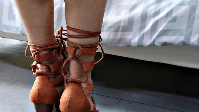 Adrian knows just how to get a big cock hard for petite pussy