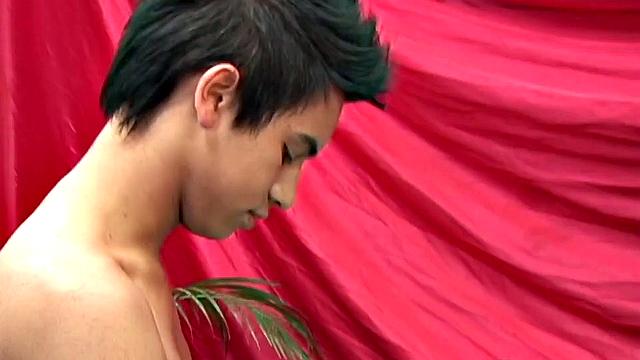 Alfredo wastes no time pulling Uber's pants down, bending him over and licking his Latin twink ass. Then he slides in and starts fucking the skinny boy.