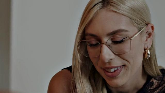 Stunning redhead babe rammed by BF after blowjob