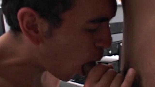 In the prison infirmary, young David Contreras watches as two inmates strip naked, suck, and bareback fuck while the guards are not looking. It is a stark reminder of what life in prison is like for a young Latino with a baby face and smooth body. 