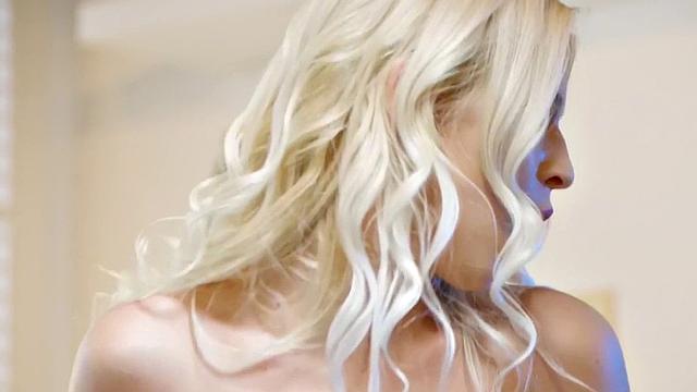 Raunchy secretary in lingerie fucked by big boss