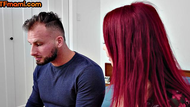 Big-titted DTF stepmom pleases stepson doggystyle