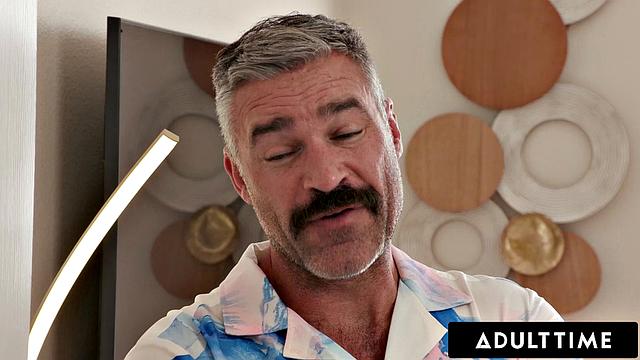 ADULT TIME - Baddie Katie Kush Stretches Asshole For FIRST ANAL 3-WAY & Spitroast With In-Laws!