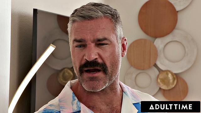 ADULT TIME - Baddie Katie Kush Stretches Asshole For FIRST ANAL 3-WAY & Spitroast With In-Laws!