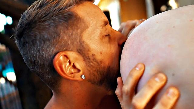 Taboo stud outdoor barebacked by stepbrother