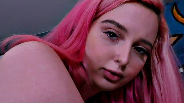 POV pierced bae loves sucking dick b4 siting on hard dick