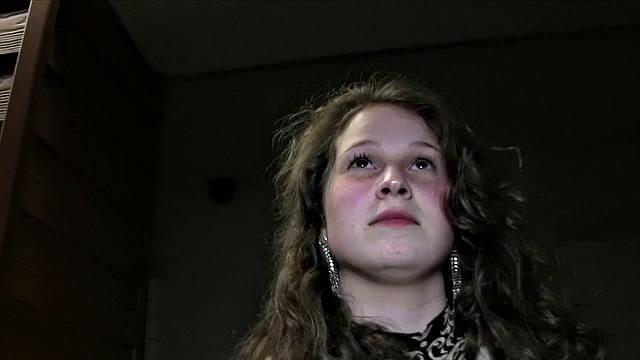 A bald 18-year-old gymnast bang hard in changing room