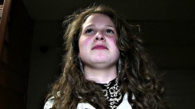 A bald 18-year-old gymnast bang hard in changing room