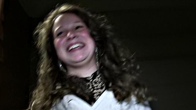 A bald 18-year-old gymnast bang hard in changing room